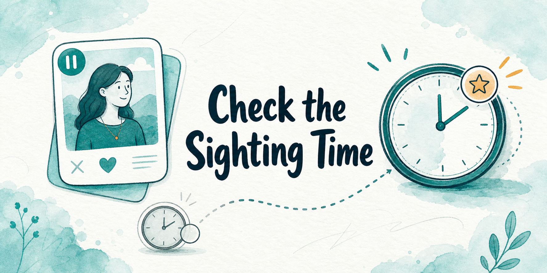 Hand-drawn editorial illustration for Can Paused Tinder Accounts Appear? Check Source and Time
